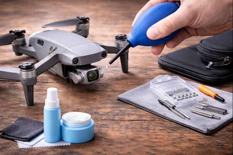 czyszczenie drona