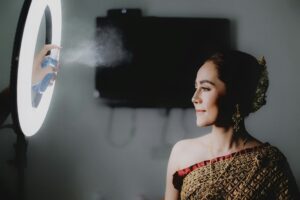 lampa LED do zdjęć makijażu
